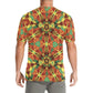 Men's Bold Tribal Kaleidoscope Pattern All Over Print All Over Print Crew Neck T-Shirt