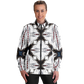 Women's Abstract Symmetry Pattern Polyester Track Jacket