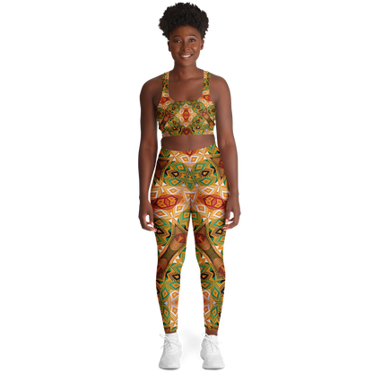 Women's Padded Sports Bra & Leggings