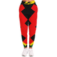 Women's Ghana Flag & Black Star Pattern All-Over Print Athletic Jogger