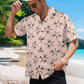 Men's Blush Pink Kaleidoscope Pattern All Over Print  Hawaiian Shirt