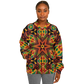 Women's African Kente Geometric Star Pattern All-Over Print Baseball Jacket