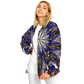 Women's Starburst Patriotic Colors Pattern All-Over-Print Baseball Jacket