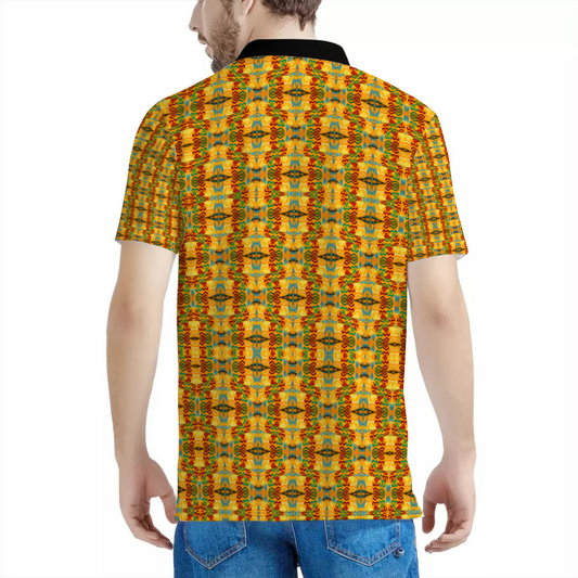 Men's Custom  Black Classic Polo Shirt Tees