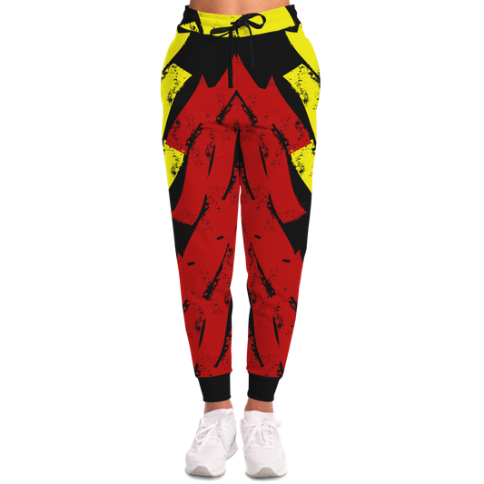 Women's Ghana Flag & Black Star Pattern All-Over Print Athletic Jogger