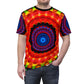 Men's Psychedelic Mandala All-Over Print Tee