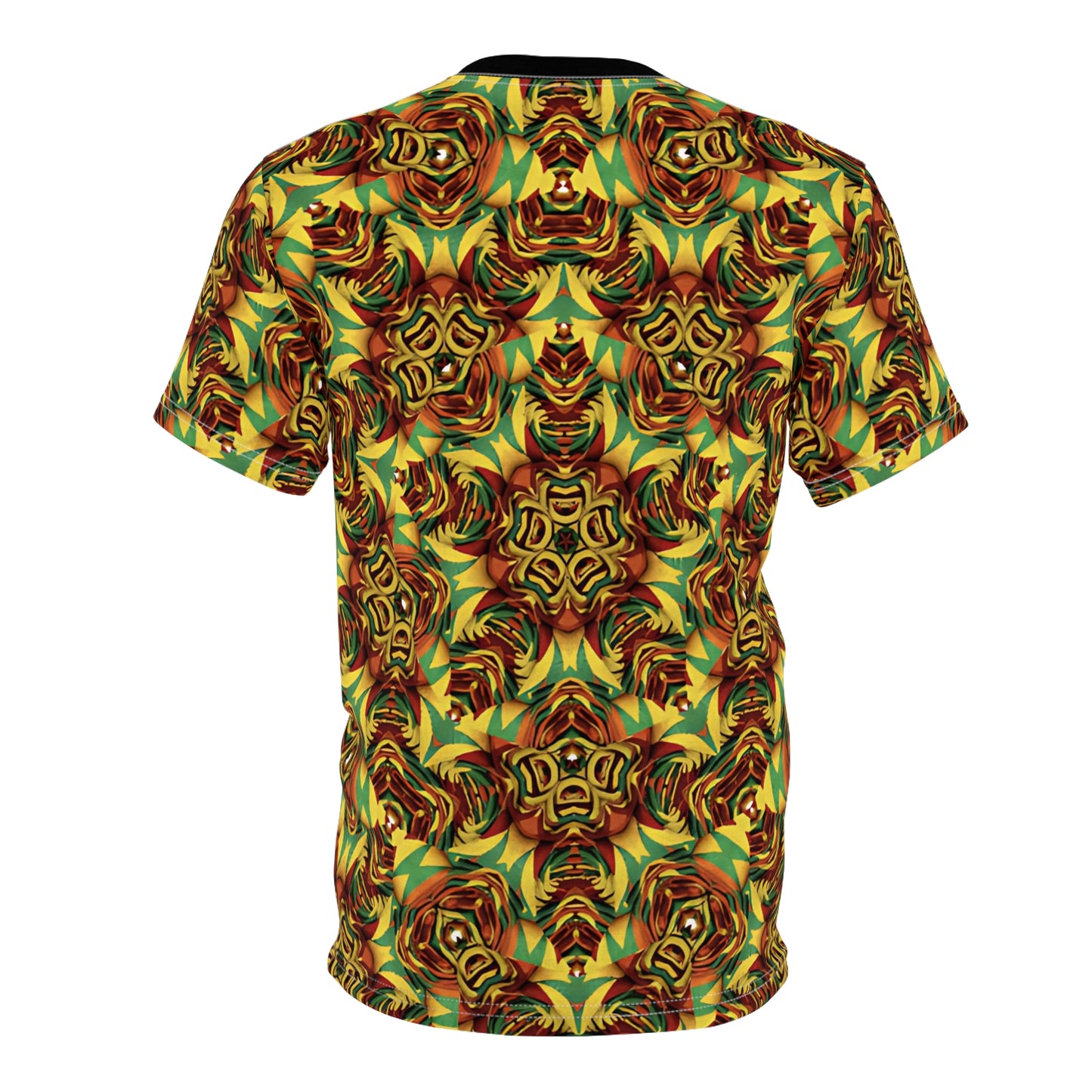 Men's Vibrant Geometric Unisex Cut & Sew Tee
