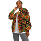 Women's African Kente Geometric Star Pattern All-Over Print Baseball Jacket