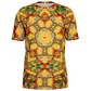 Men's Golden Kaleidoscope Design Soccer Jersey