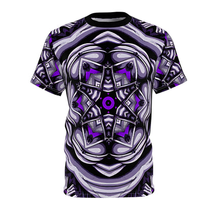 Men's Kaleidoscope Purple Unisex Cut & Sew Tee