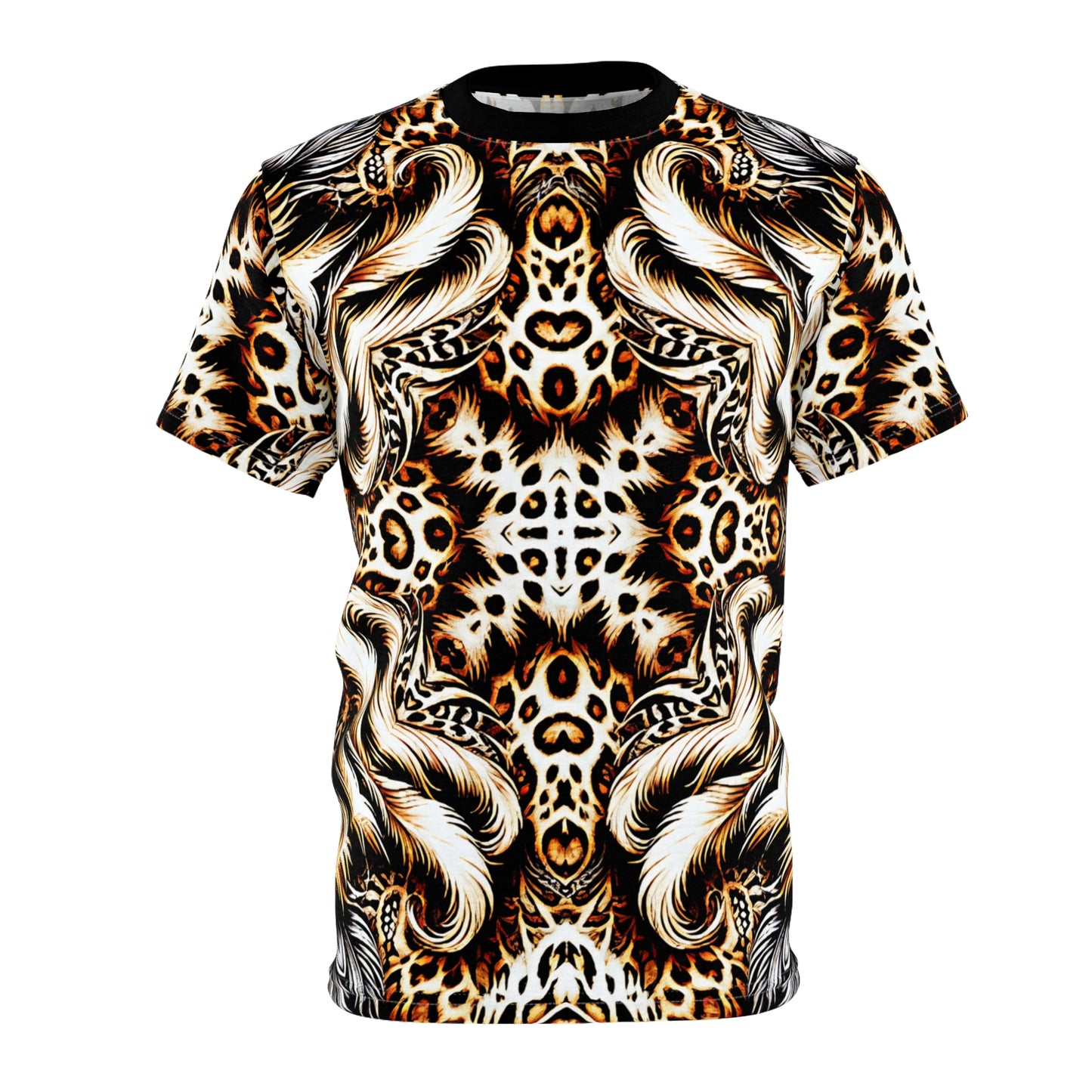 Men's Leopard Baroque Pattern All-Over Print Unisex Cut & Sew Tee