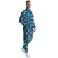 Men's Blue Kaleidoscope Track Jacket and Pants