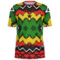 Men's Ghana Flag & Black Star Pattern All-Over Print Soccer Jersey