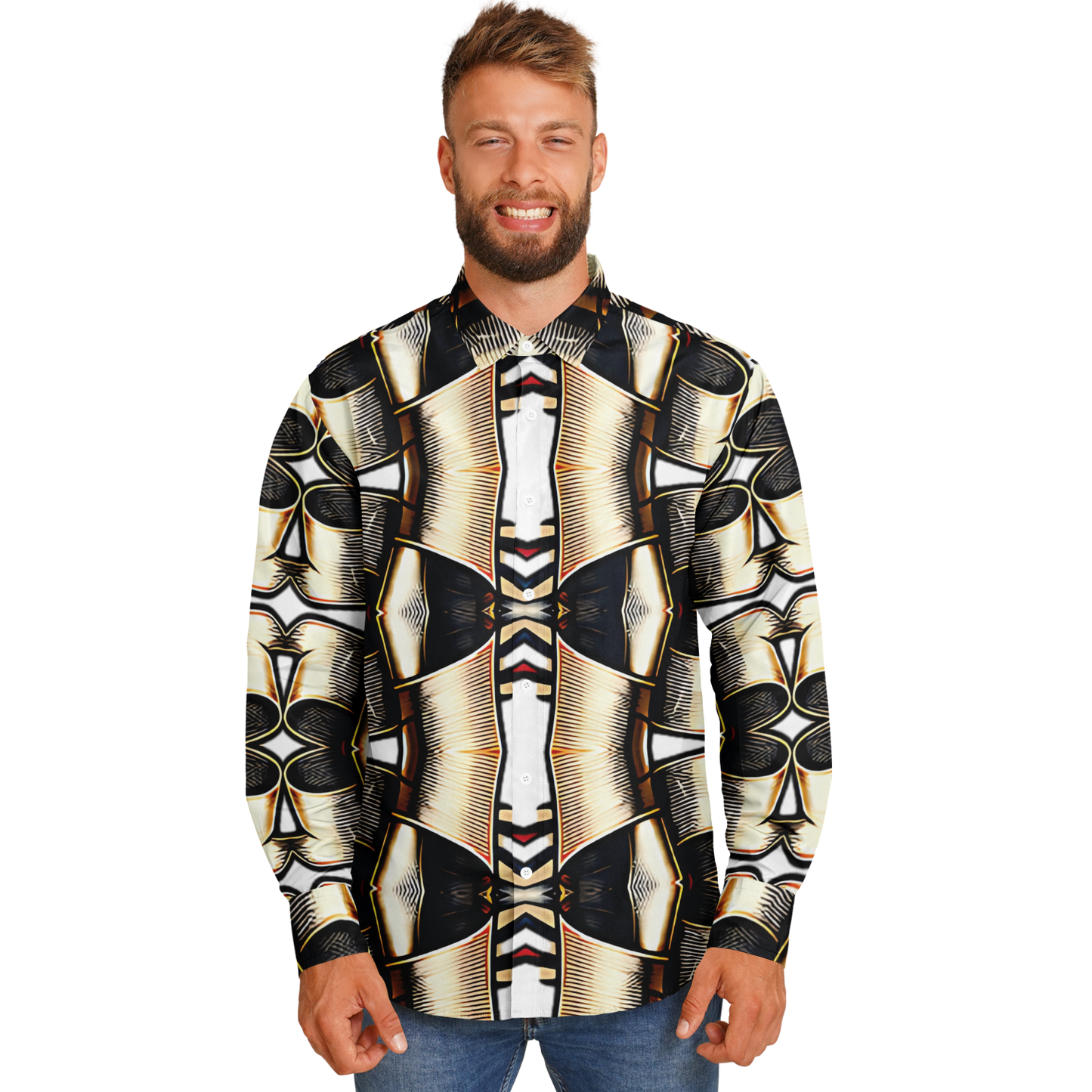 Men's Long Sleeve Button Down Shirt