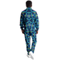 Men's Blue Kaleidoscope Track Jacket and Pants