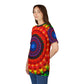 Women's Psychedelic Vibrant Mandala All-Over Print Shirt