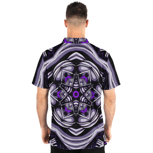 Men's Kaleidoscope Purple Polo Shirt