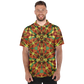 Men's Bold Tribal Kaleidoscope Pattern All Over Print Polo Shirt