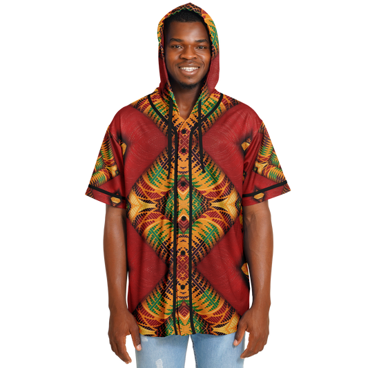 Men's Hooded Baseball Jersey