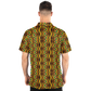 Men's African Kente Geometric Pattern All-Over Print Polo Shirt