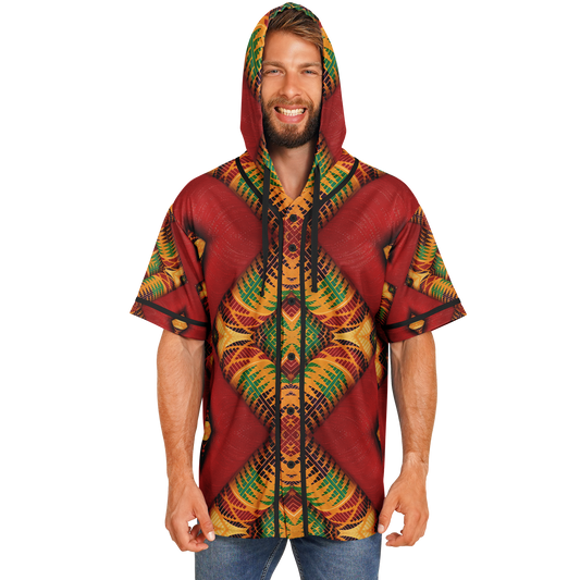 Men's Hooded Baseball Jersey