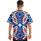Men's American Flag Pattern All-Over Print Baseball Jacket