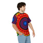 Men's Psychedelic Mandala All-Over Print Tee