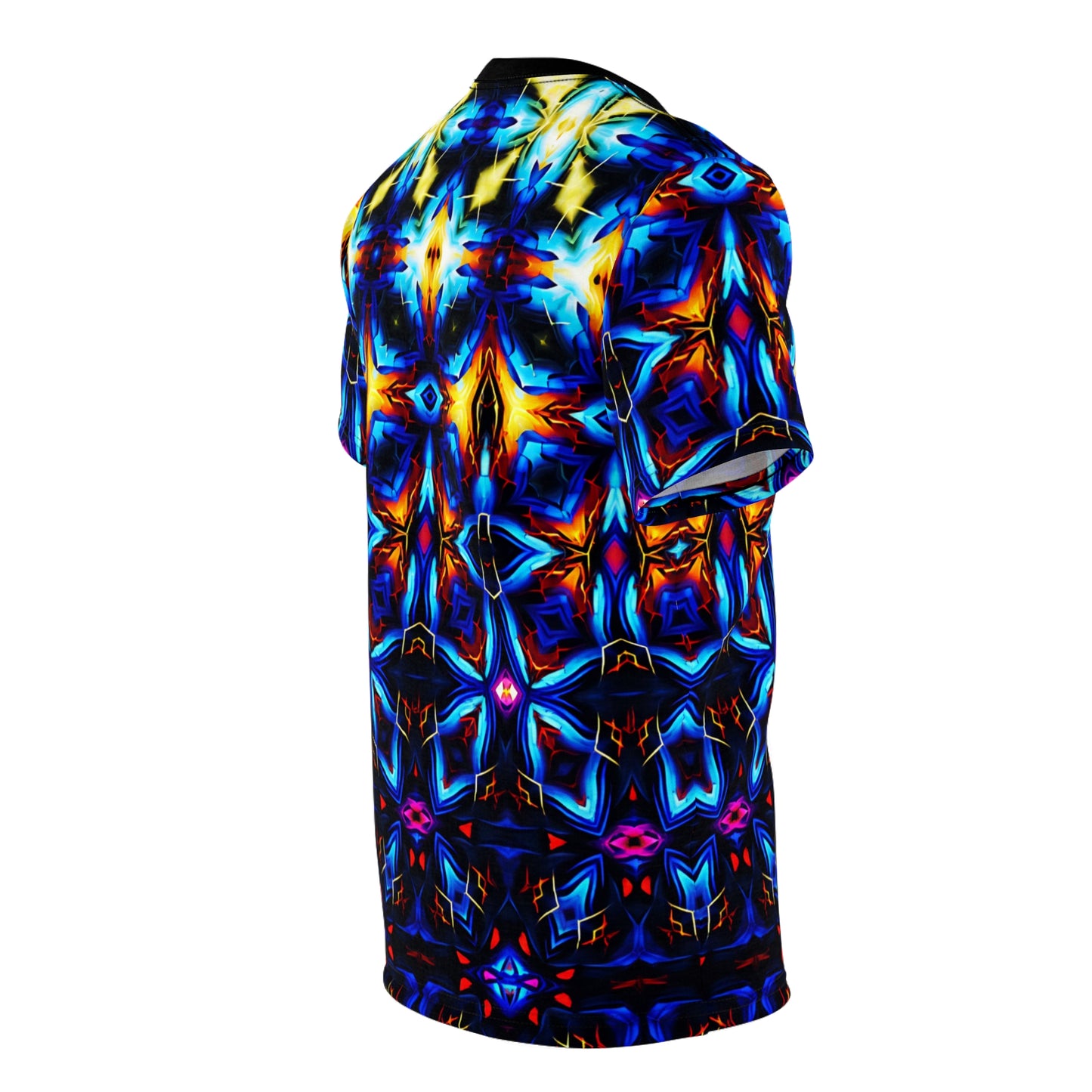 Women's Psychedelic Kaleidoscope All-Over Print Unisex Cut & Sew Tee