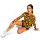Women's Vibrant Autumn Kaleidoscope Pattern All Over Print Long Sleeve Performance Shirt