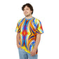 Men's Vibrant Abstract Art All-Over Print Tee