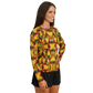 Women's Vibrant Autumn Kaleidoscope Pattern All Over Print Long Sleeve Performance Shirt