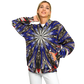 Women's Starburst Patriotic Colors Pattern All-Over-Print Baseball Jacket