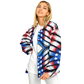 Women's American Flag Pattern All-Over Print Baseball Jacket
