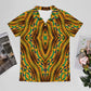Men's Bold African Kente Inspired Pattern All-Over Print Premium Ice Silk Polo Shirt