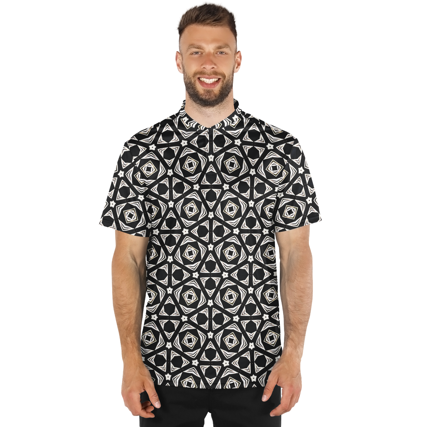 Men's Blade Collar polyester Polo Shirt