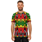 Men's Ghana Flag & Black Star Pattern All-Over Print Soccer Jersey