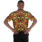 Men's Bold Tribal Kaleidoscope Pattern All Over Print Polo Shirt
