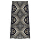 Women's Monochrome Geometric Kaleidoscope Pattern All Over Print Side-Tie Short Sleeve Top & Wide-Leg Pants Set
