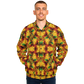 Men's Vibrant African Kente Geometric Pattern All Over Print Baseball Jacket