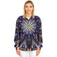 Women's Starburst Patriotic Colors Pattern All-Over-Print Baseball Jacket