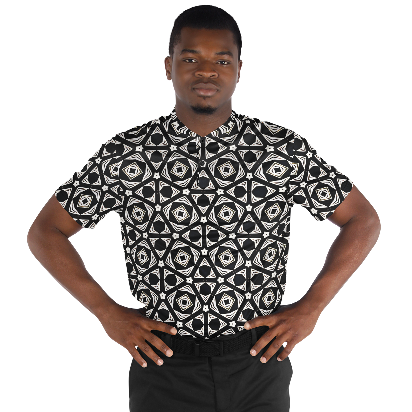 Men's Blade Collar polyester Polo Shirt