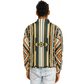 Men's Retro Geometric Tribal Pattern Design All-Over Print Baseball Jacket