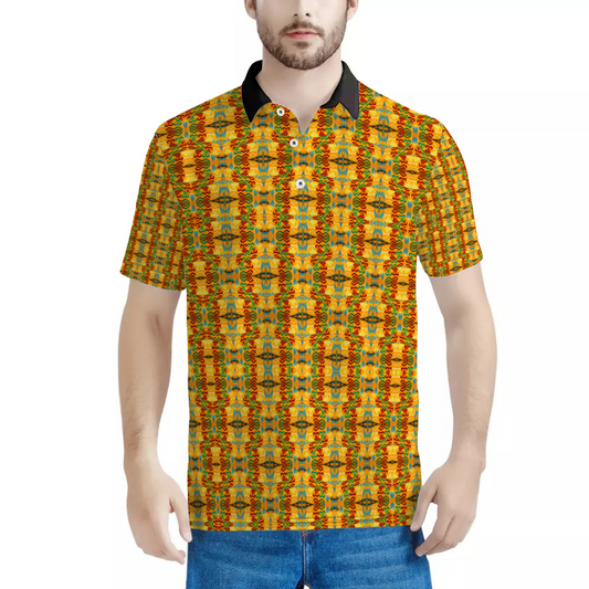 Men's Custom  Black Classic Polo Shirt Tees