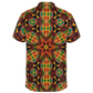 Men's African Kente Geometric Star Pattern All-Over Print Polo Shirt