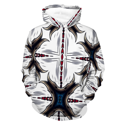 Men's Custom Unisex All Over Print Hoodies with Pockets.