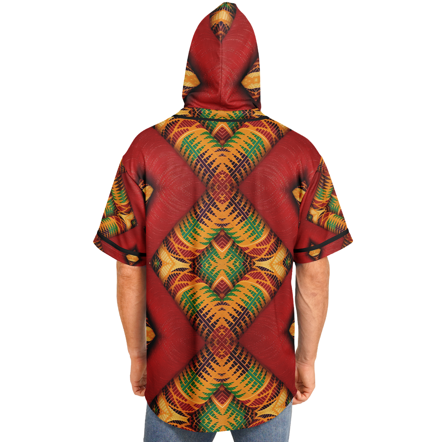 Men's Hooded Baseball Jersey