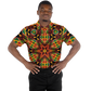 Men's African Kente Geometric Star Pattern All-Over Print Polo Shirt