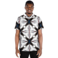 Men's Abstract Symmetry Pattern  Polyester Polo Shirt