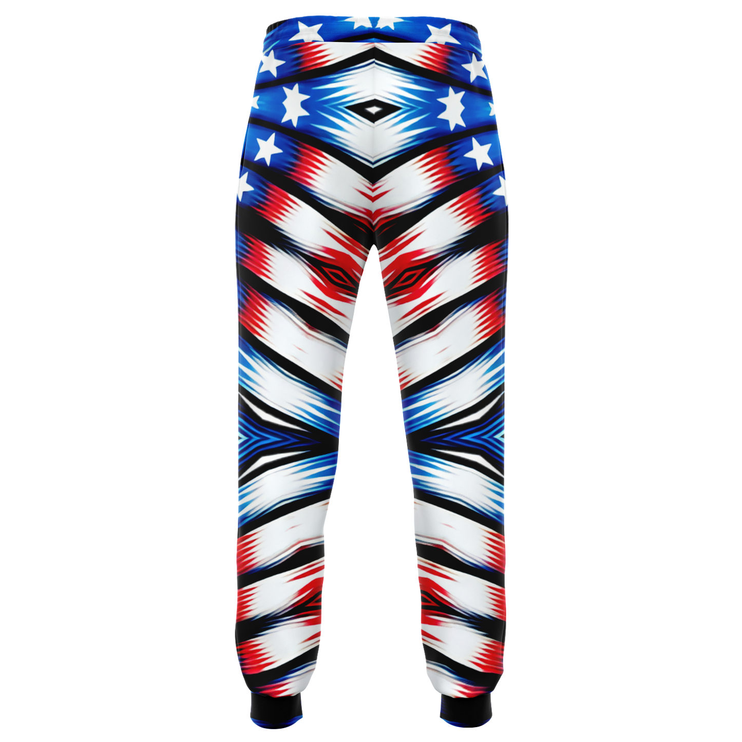 Men's American Flag Pattern All-Over Print Athletic Jogger