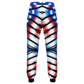Men's American Flag Pattern All-Over Print Athletic Jogger